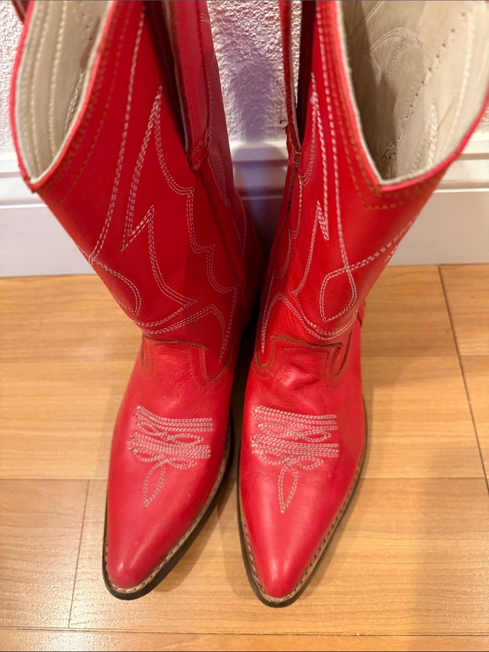 Women's Red Western Cowboy Boots